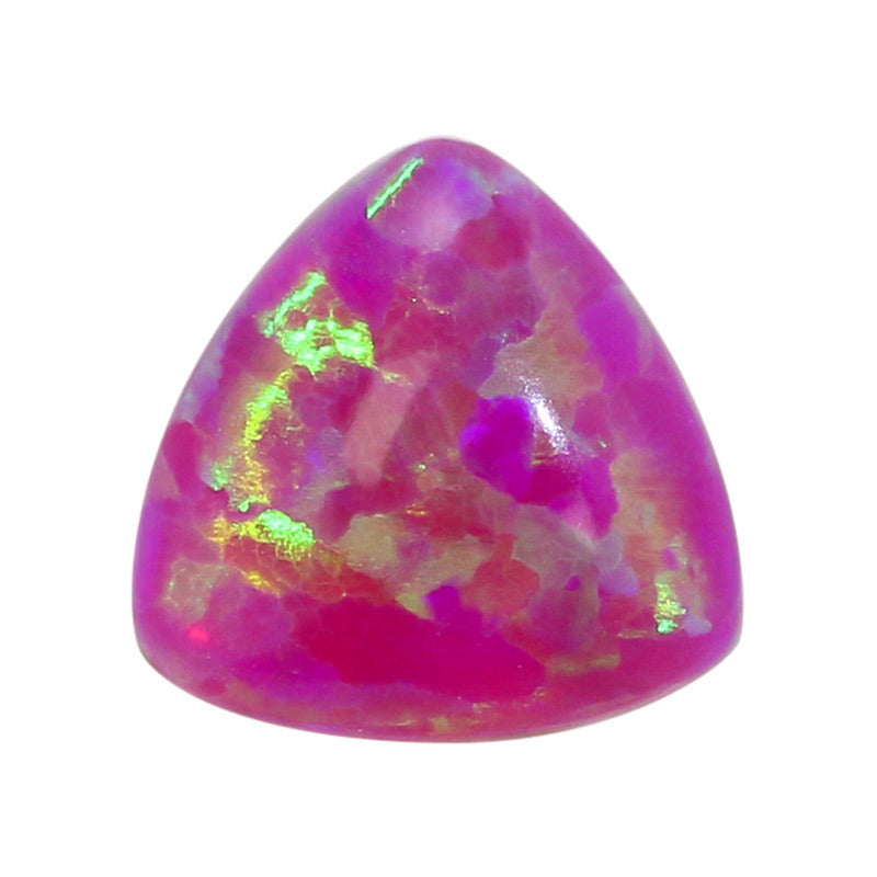 肥三角合成澳宝欧泊石裸石 粉紫色人造OPAL蛋白石OP09