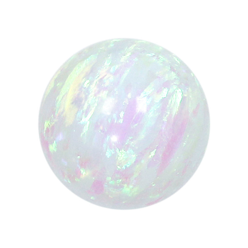 球形OPAL仿欧泊石宝石裸石 人造合成圆珠澳宝OP16