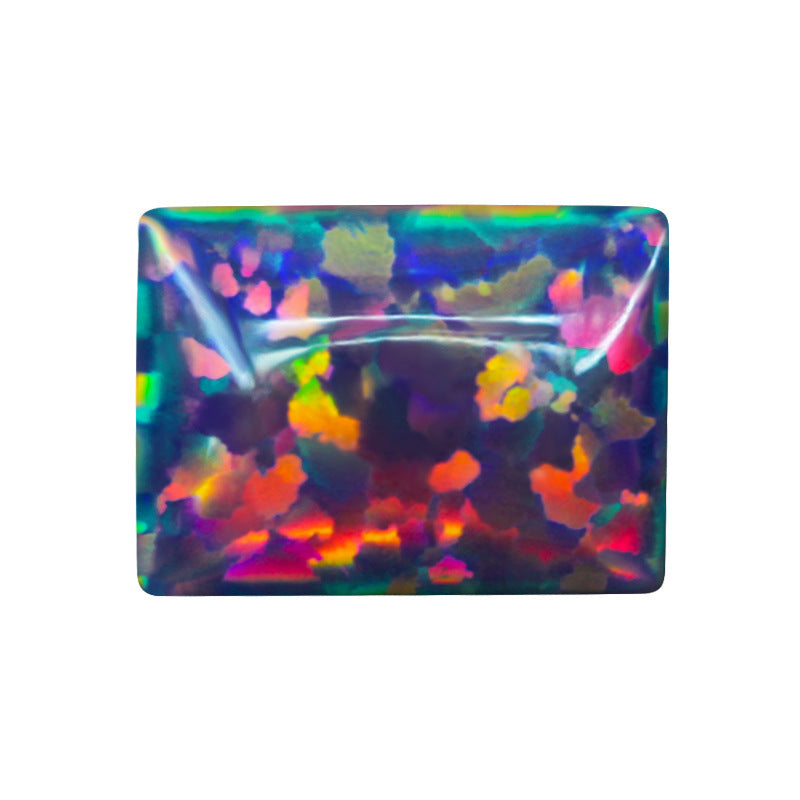 OPAL长方直角人造欧泊石 澳宝宝石裸石欧珀镶嵌戒面OP29