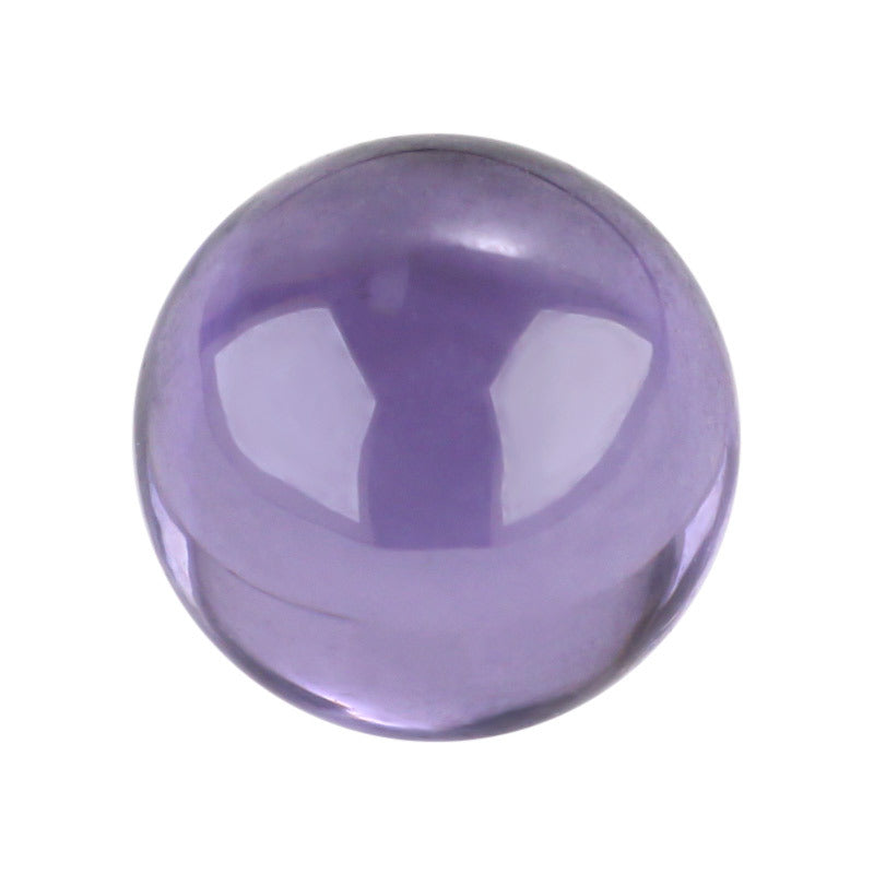 圆珠紫红锆石裸石 球形人造CZ宝石DIY散珠光珠镶嵌珠宝