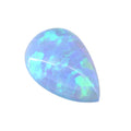 OPAL梨形合成欧泊石裸石 人造澳宝水滴形戒面平底钻OP06