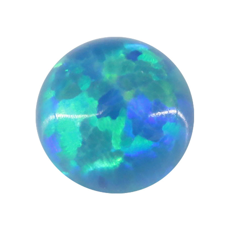 圆形平底OPAL仿欧泊石宝石裸石 人造合成平底澳宝OP36