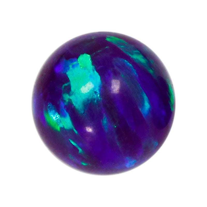 球形OPAL仿欧泊石宝石裸石 人造合成澳宝蛋白石圆珠OP52