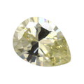橄榄黄色梨形CZ锆石裸石 水滴形尖底戒面美甲钻首饰批发