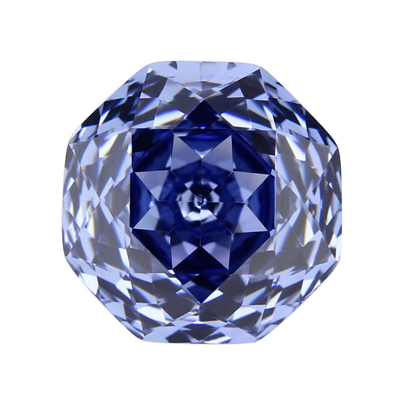 千禧玫瑰切坦桑色高碳钻 精品美甲钻尖底八边形裸石主石