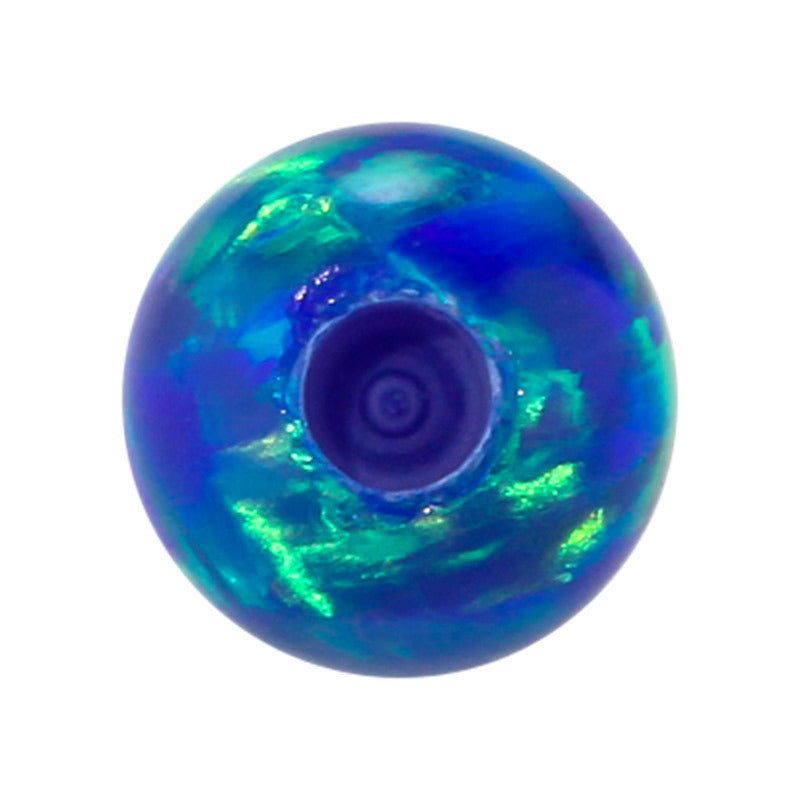 半孔球形合成澳宝散珠 欧美流行唇钉耳钉DIY裸珠子#L-1