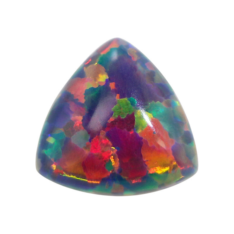 肥三角合成澳宝欧泊石裸石 人造OPAL蛋白石戒面#13-1