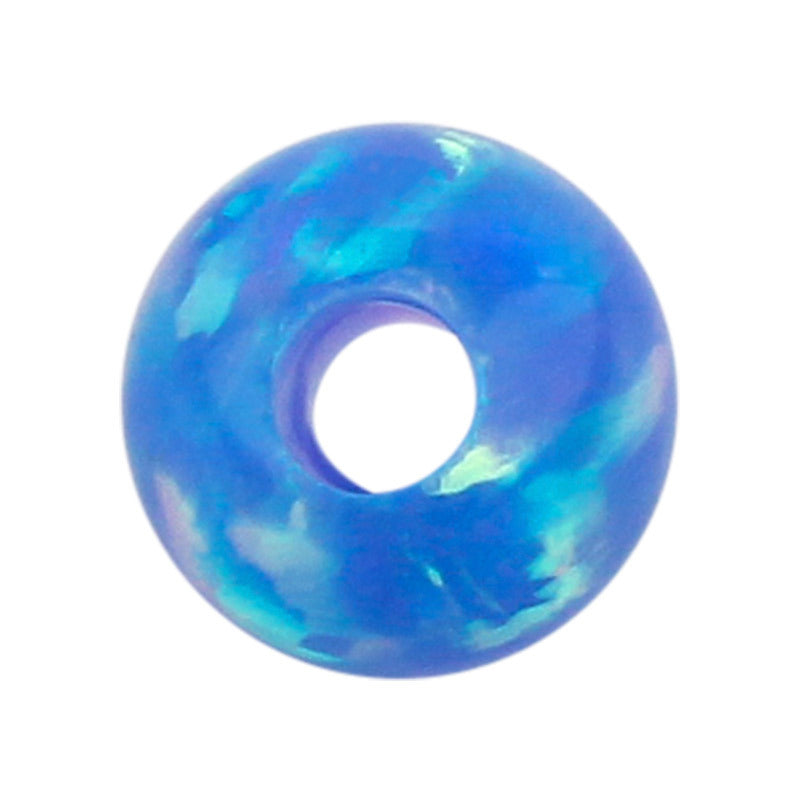 全孔球形OPAL仿欧泊石裸石 人造合成圆珠澳宝蛋白石OP74