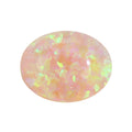 蛋形OPAL合成欧泊石裸石 #8C椭圆形人造澳宝平底戒面