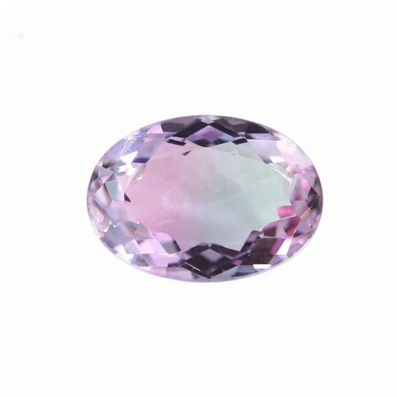 蛋形合成西瓜碧玺玻璃裸石 椭圆形渐变彩色宝石批发BX07