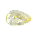 9A梨形冰花切鹅黄色高碳钻 水滴形锆石CZ裸石戒面主批发