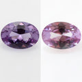 蛋形46#变色刚玉裸石戒面 椭圆形尖底钻人造仿钻批发DIY